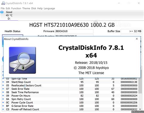 xp hard drive test|CrystalDiskInfo .